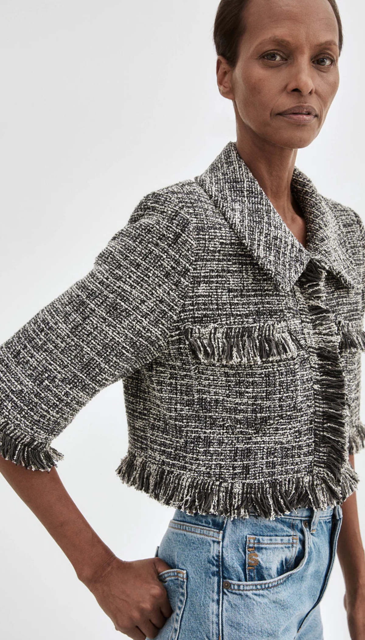 Smythe Cropped Sleeve Mini Jacket SP26048 Jacket - Image 5 of 5