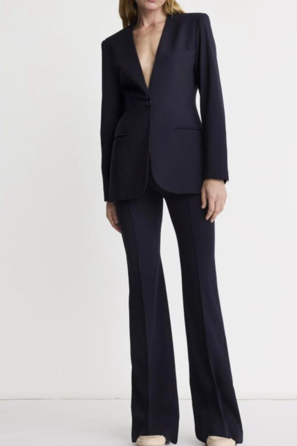 Smythe Pintuck Flare Pants