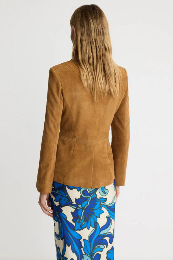 Smythe Shrunken Suede Blazer