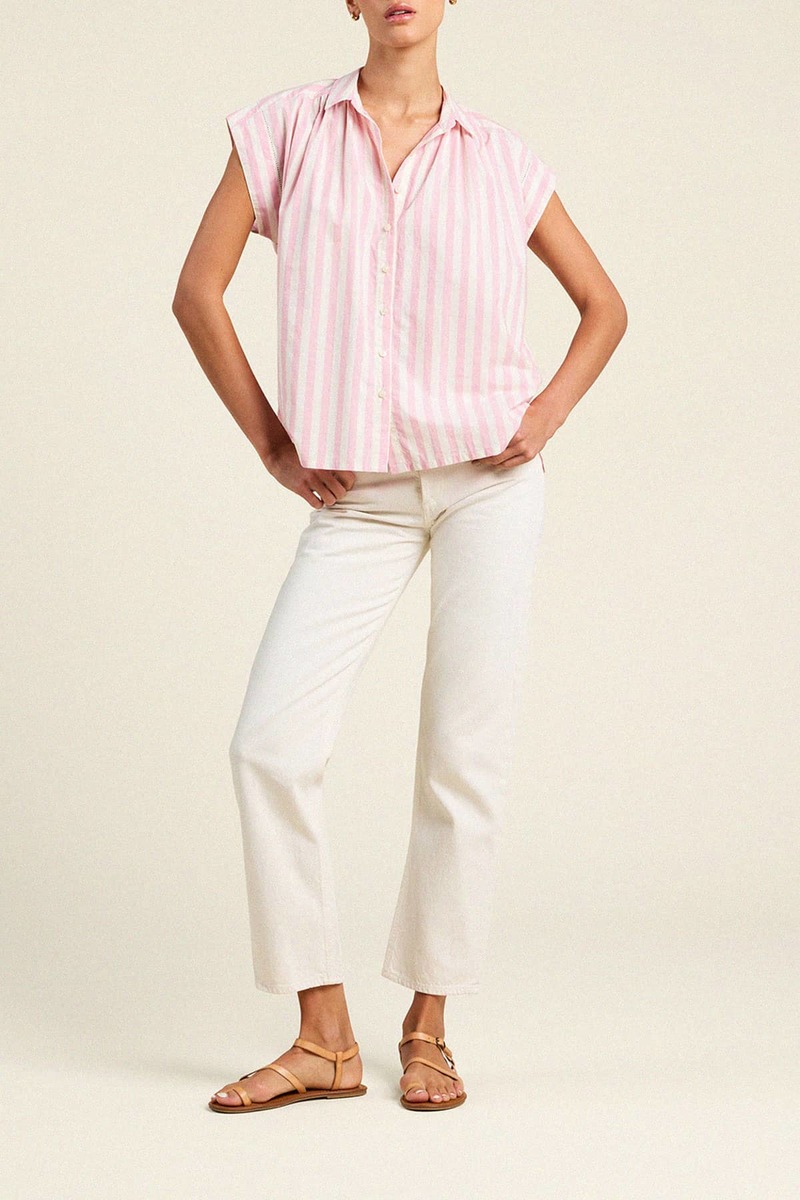 Trovata Della Shirt - Pink Stripe