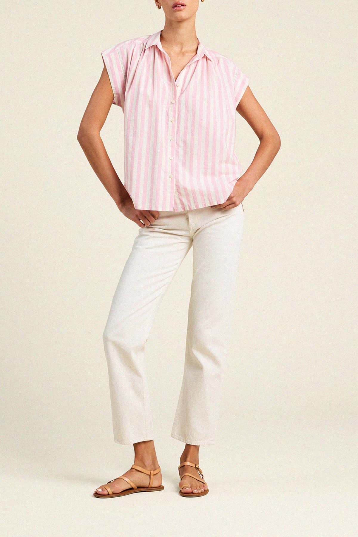 Trovata Della Shirt - Pink Stripe - Image 4 of 4