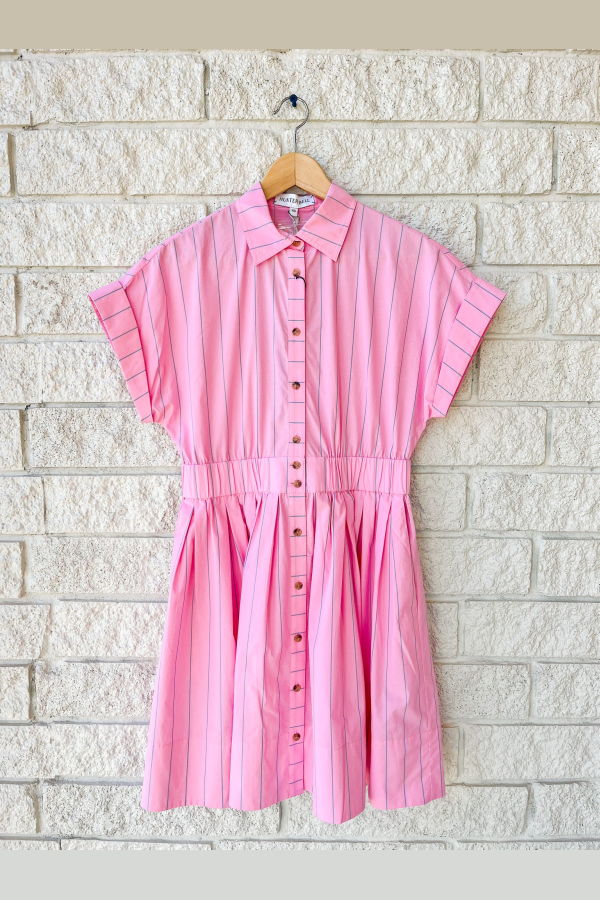 Hunter Bell Howard Dress - Watermelon Stripe