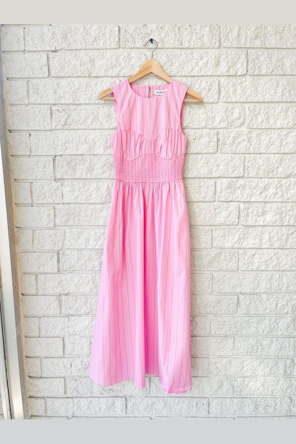 Hunter Bell Lauren Dress - Watermelon Stripe