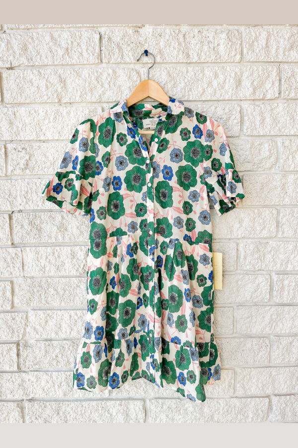 Trovata Martinique Dress - Greenhouse Bloom