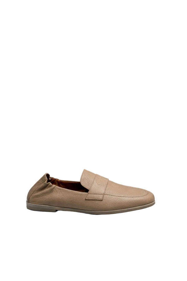 La Canadienne Kitson Leather Loafer - Wheat Pebble