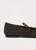 Alohas Sway Suede Leather Ballet Flats - Thumbnail 4
