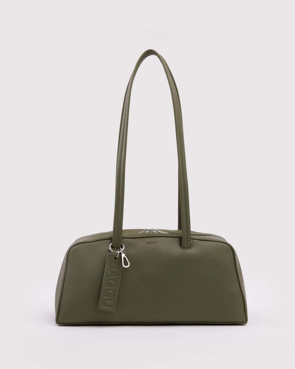 BAGGU Loden Recycled Leather Bowler Bag - Image 1 of 4