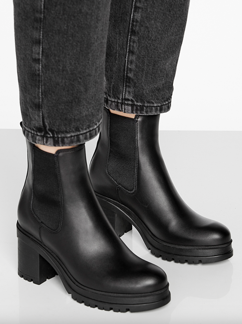 la canadienne Paxton Leather Boot - Black