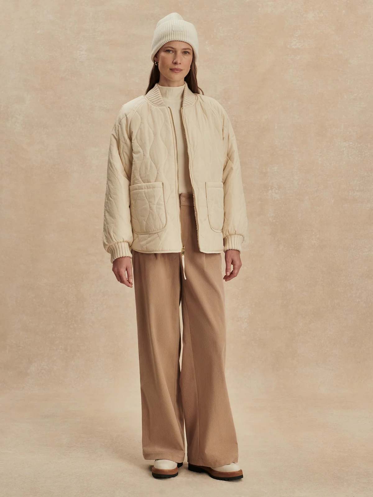 Varley Serina Reversible Quilt Jacket - Image 4 of 8