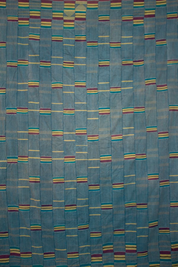 100% Silk Large Ewe Kente in Memphis Textile