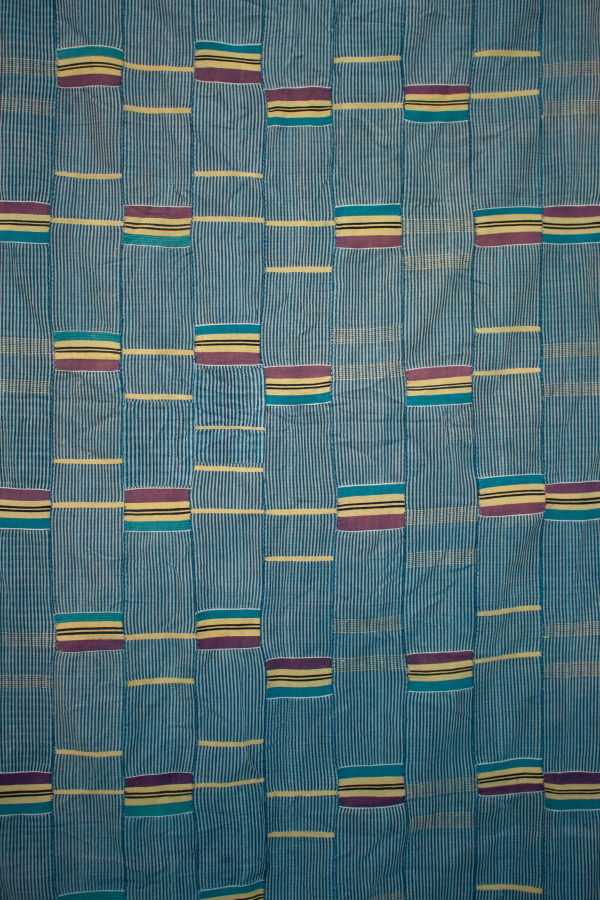 100% Silk Large Ewe Kente in Memphis Textile