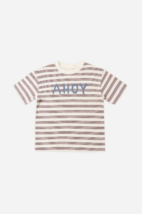 KIDS Rylee + Cru Baby Relaxed Ahoy Tee - Brown