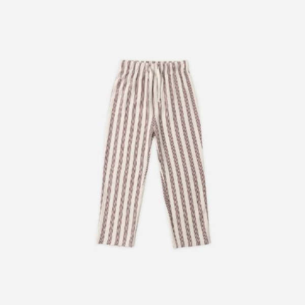 KIDS Rylee + Cru Rory Pant - Brown Stripe