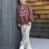 KIDS Rylee + Cru Rory Pant - Brown Stripe - Thumbnail 2