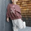 KIDS Rylee + Cru Rory Pant - Brown Stripe - Thumbnail 3