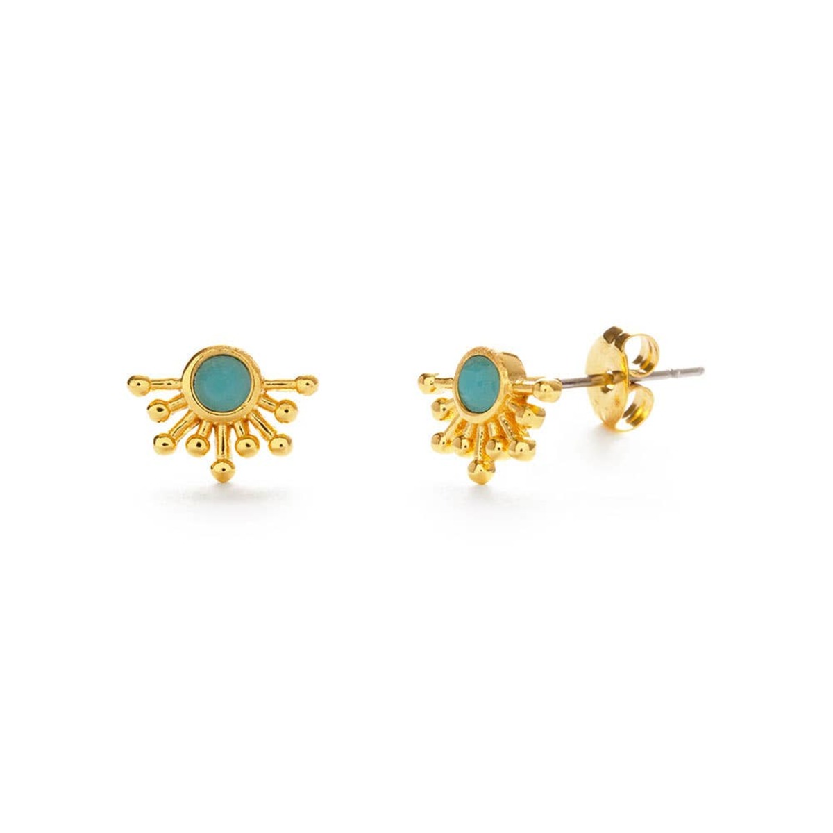 Amano Studio Rays of Light Stud Earrings: Turquoise - Image 1 of 3