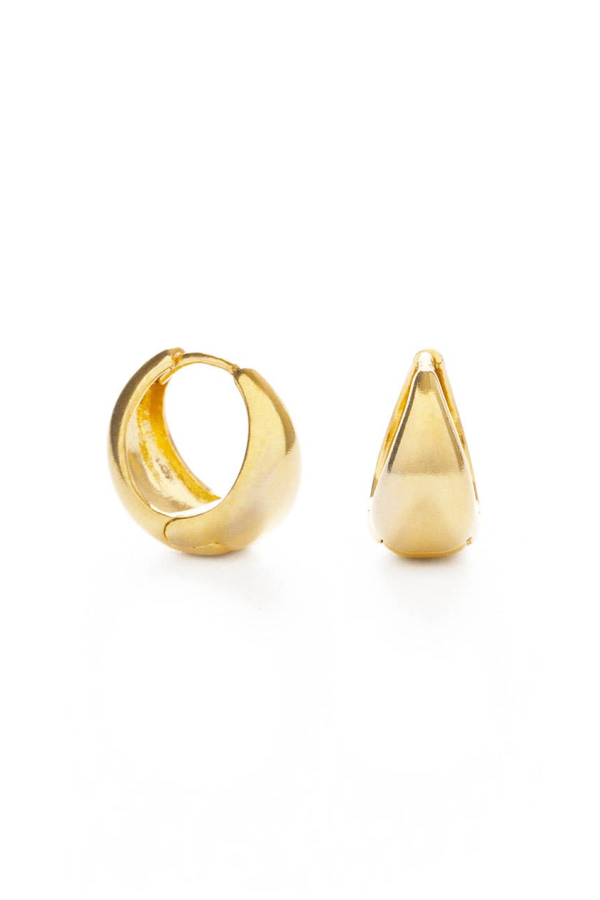 Amano Studio Sofia Huggie Hoops - Gold