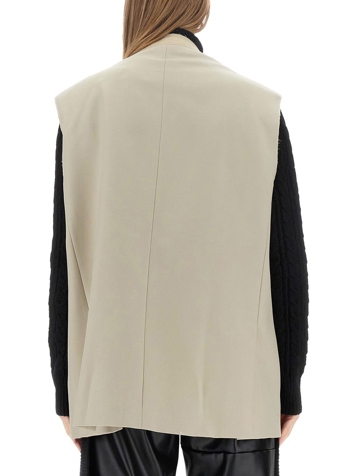 MM6 Maison Margiela Single-breasted Vest - Beige - Image 2 of 4