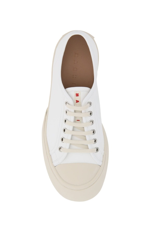 Marni Pablo Leather Sneakers - Bianco