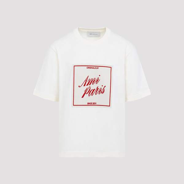 Ami Alexandre Mattiussi Boxy Fit Short Sleeve T-Shirt - Blanc Creme