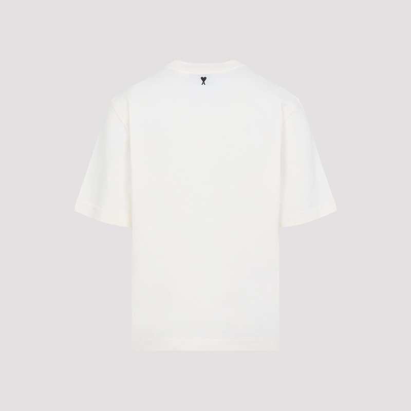 Ami Alexandre Mattiussi Boxy Fit Short Sleeve T-Shirt - Blanc Creme