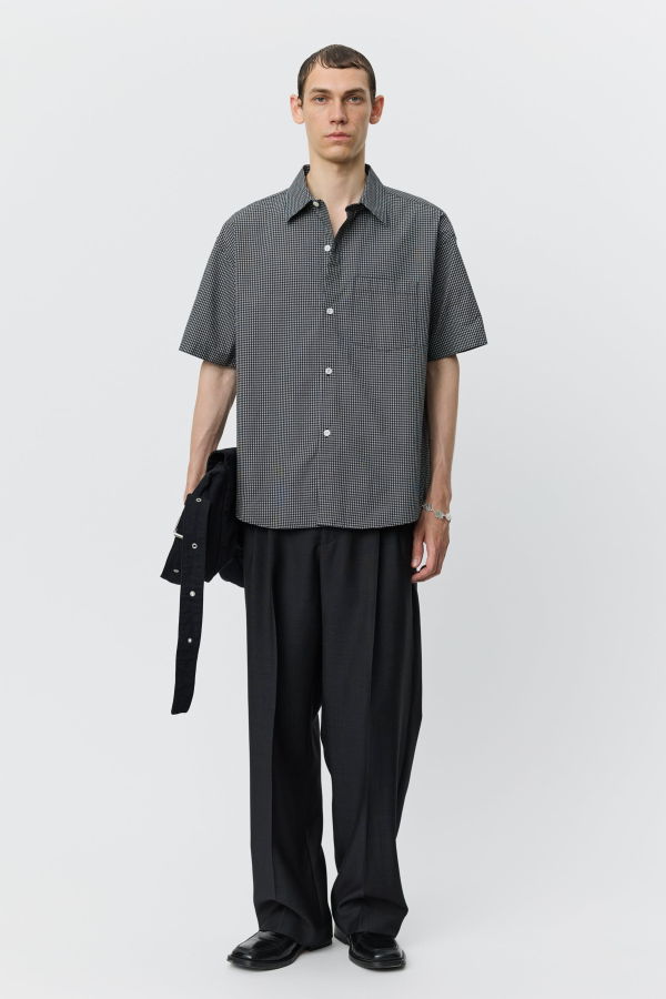 mfpen New Input Shirt - Black Experienced Check