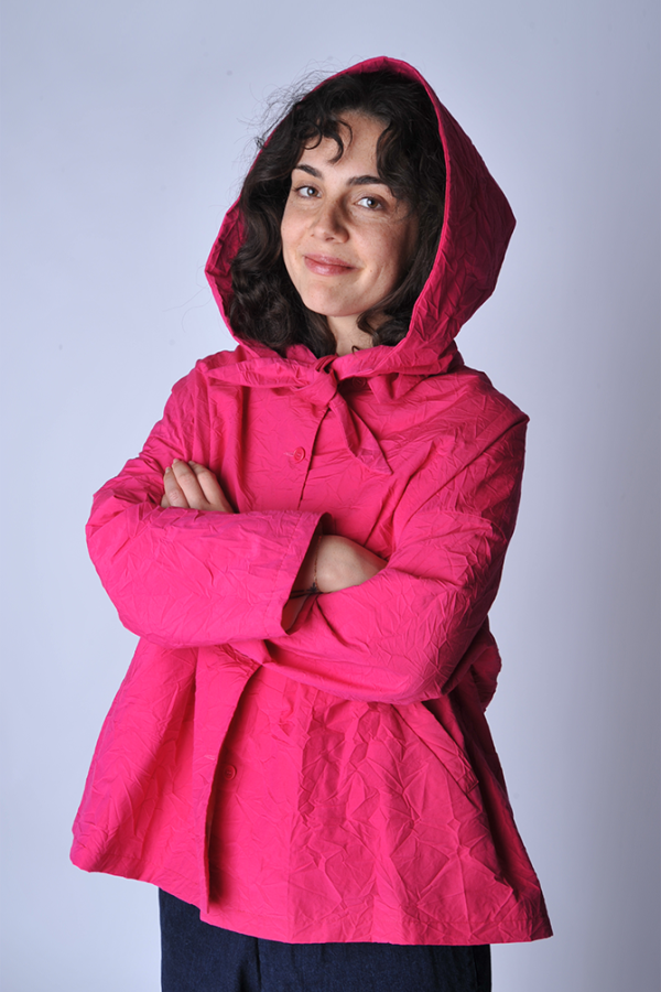 A Punto B Raspberry Hooded Jacket - Pink