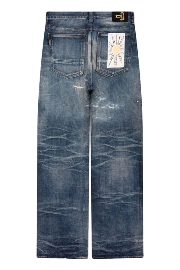 Mastercraft Union Showa Relaxed Manatsu Repaired Jeans