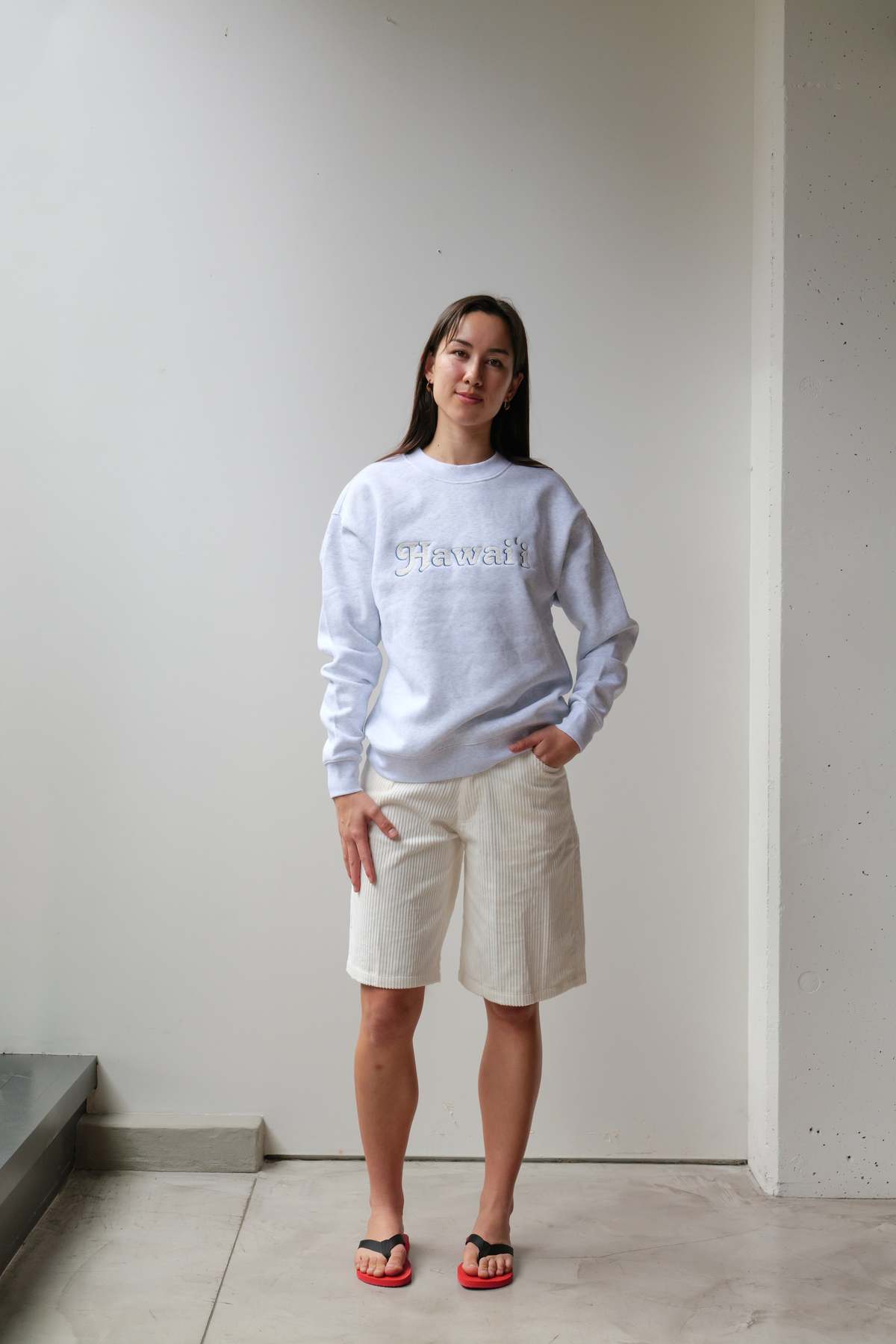 at Dawn. Hawaii Sweatshirt - Gray Heather - Image 10 of 27