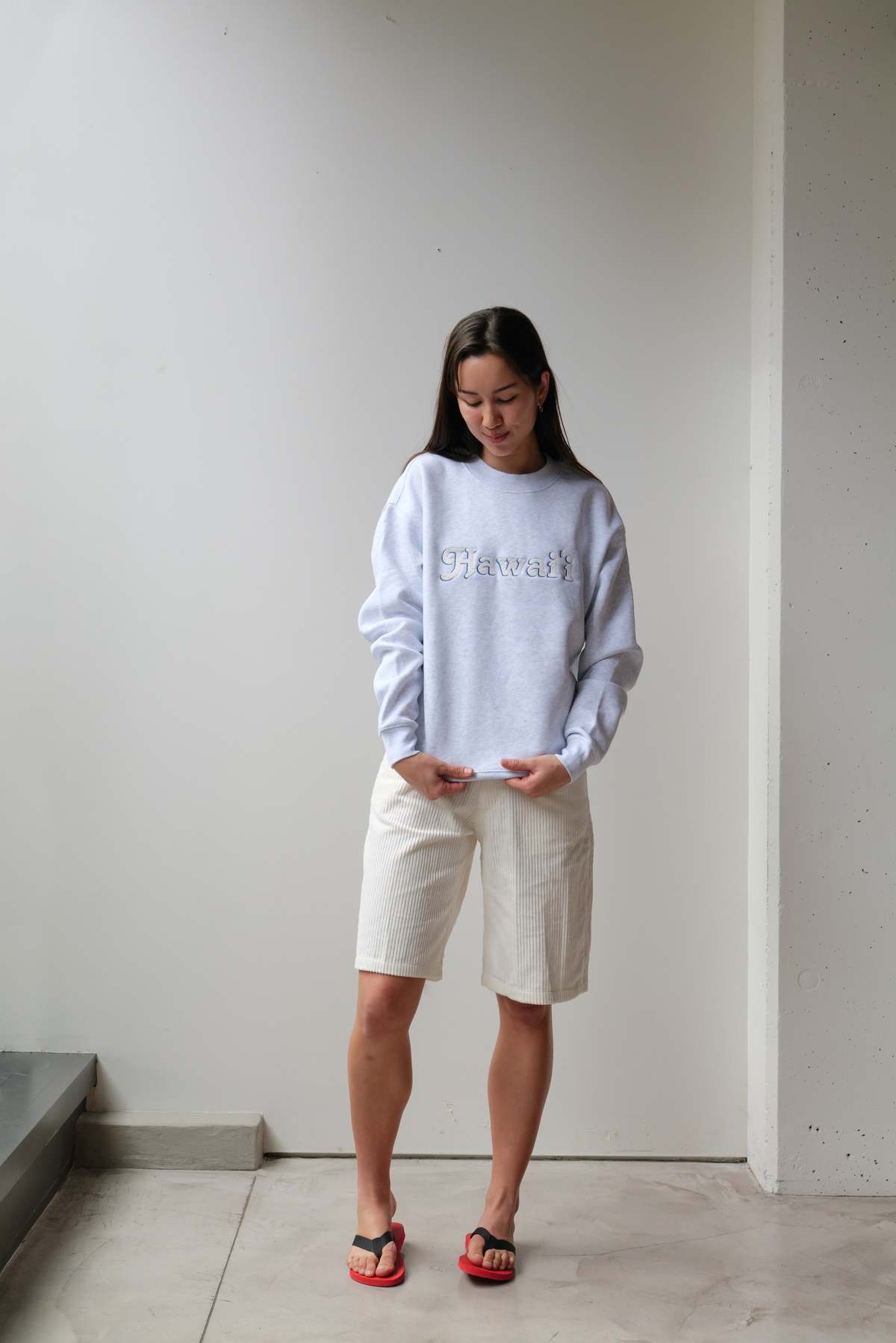 at Dawn. Hawaii Sweatshirt - Gray Heather - Image 11 of 27