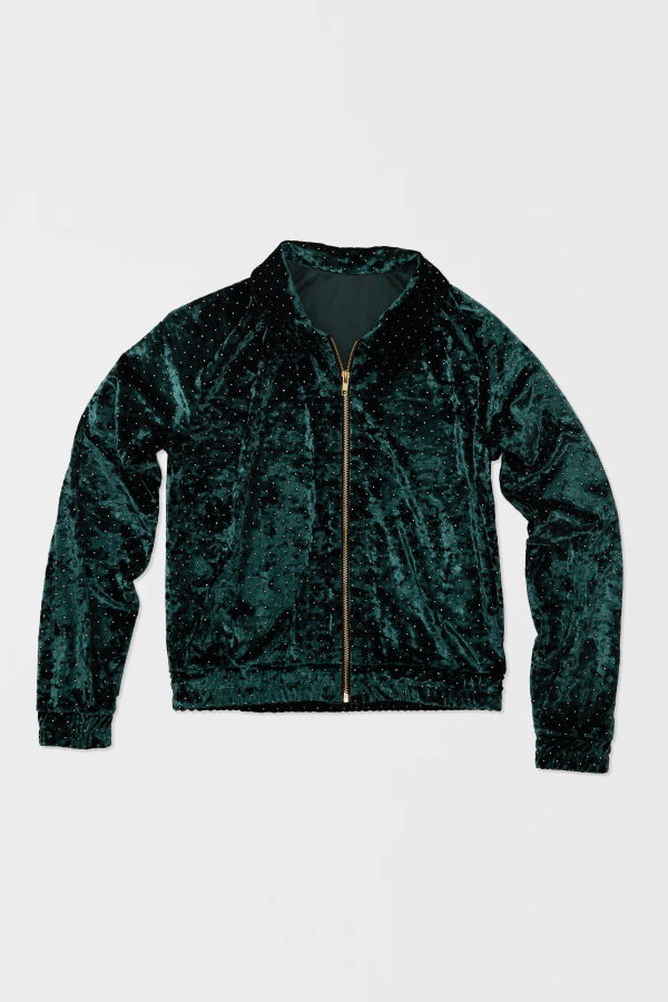 Simone Wild Blouson Jacket - Bottle Green