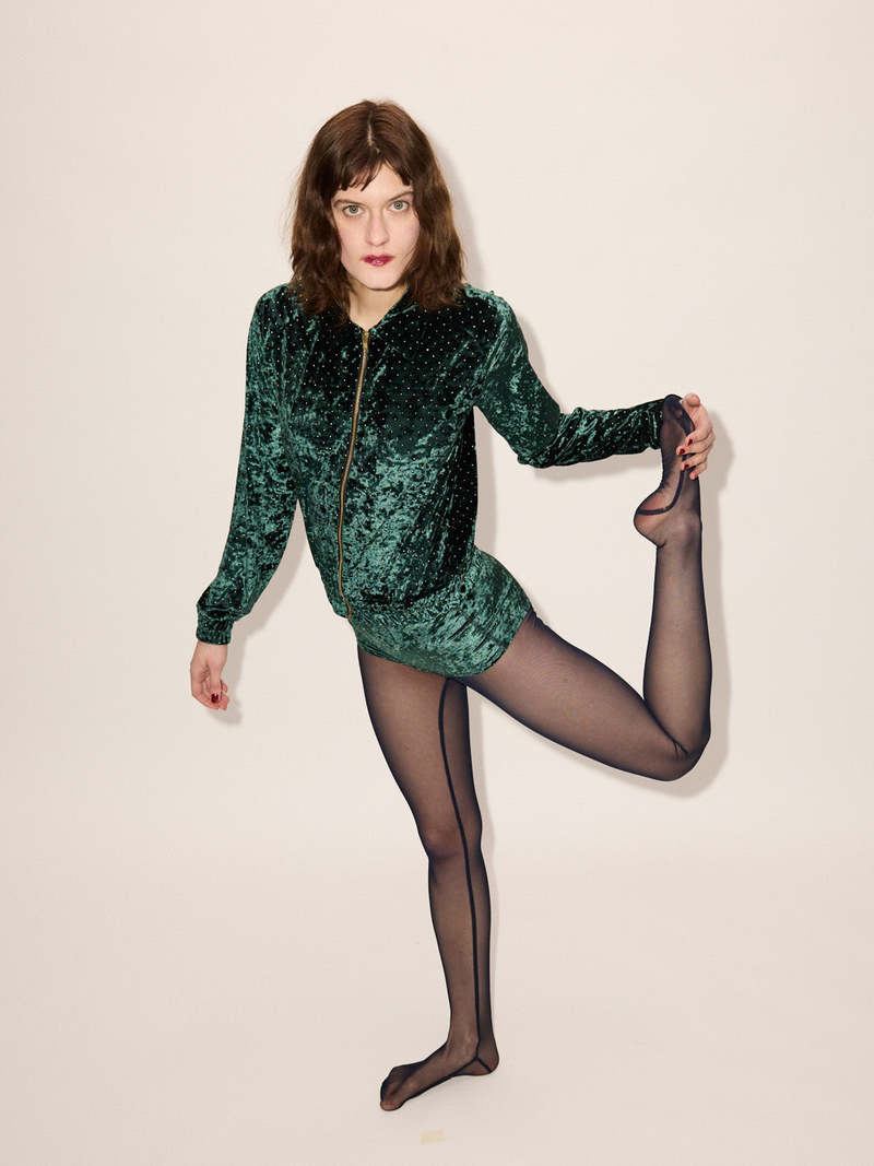 Simone Wild Blouson Jacket - Bottle Green