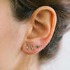 Jennie Kwon Designs Emerald Journey Stud Earring (Single) - Thumbnail 2