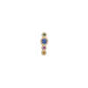 Jennie Kwon Designs Journey Blue Sapphire Stud Earring (Single) - Thumbnail 1