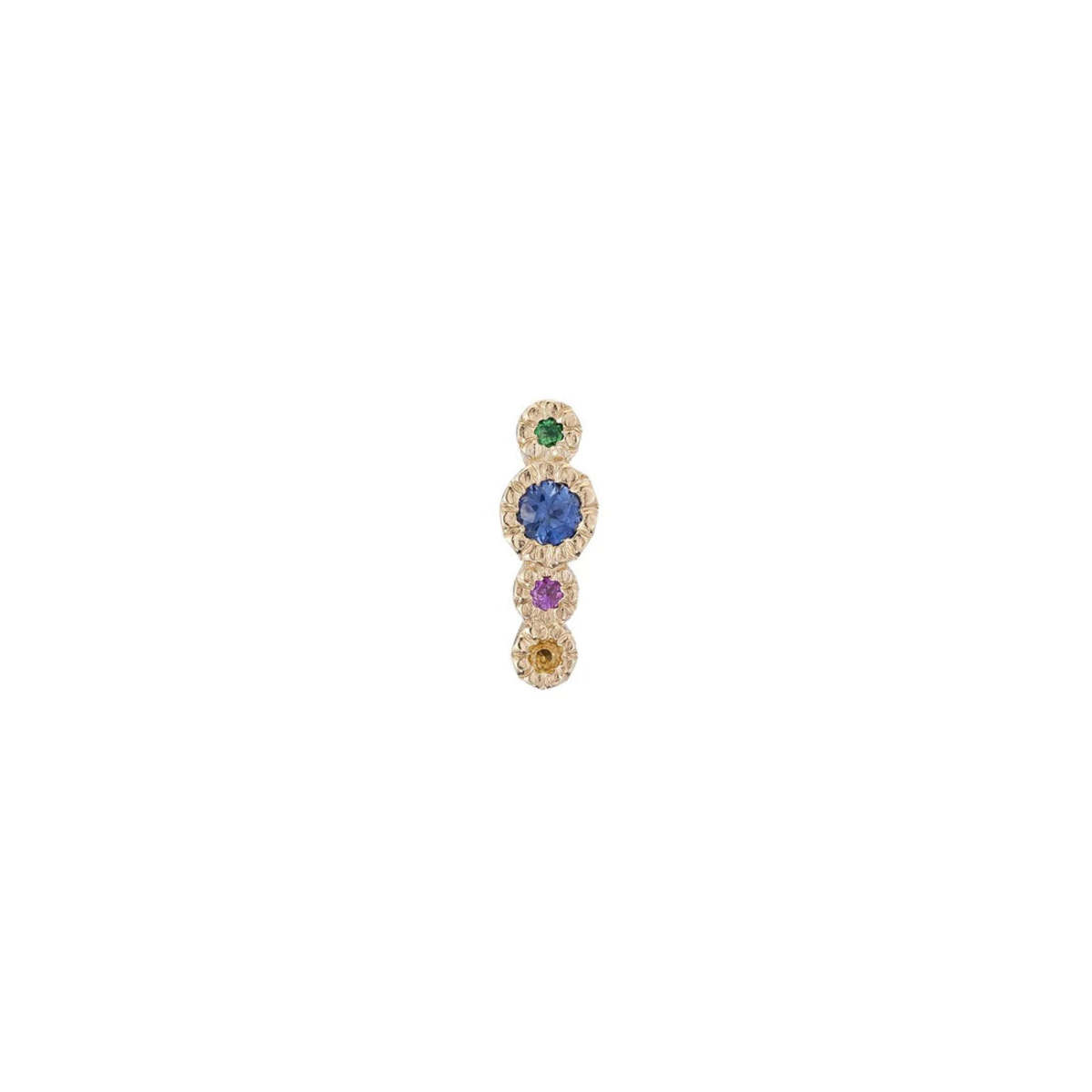 Jennie Kwon Designs Journey Blue Sapphire Stud Earring (Single) - Image 1 of 3