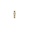 Jennie Kwon Designs Journey Green Sapphire Stud Earring (Single) - Thumbnail 1