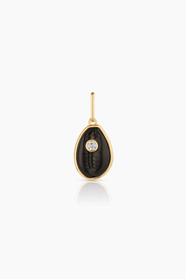 Thatch Cowrie Onyx Charm