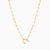 Thatch Finn Paperclip Charm Necklace - Thumbnail 1