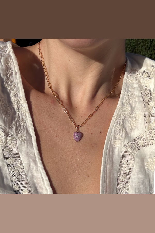 Thatch Isabel Purple Mica Charm