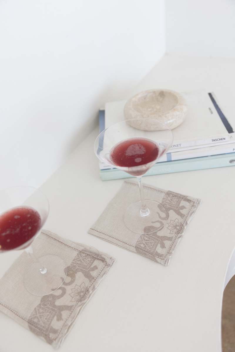 Majka & Co Garden Elephant Cocktail Napkins (Set of 4)