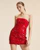 Cynthia Rowley Ruby Slipper Mini Dress - Red - Thumbnail 1