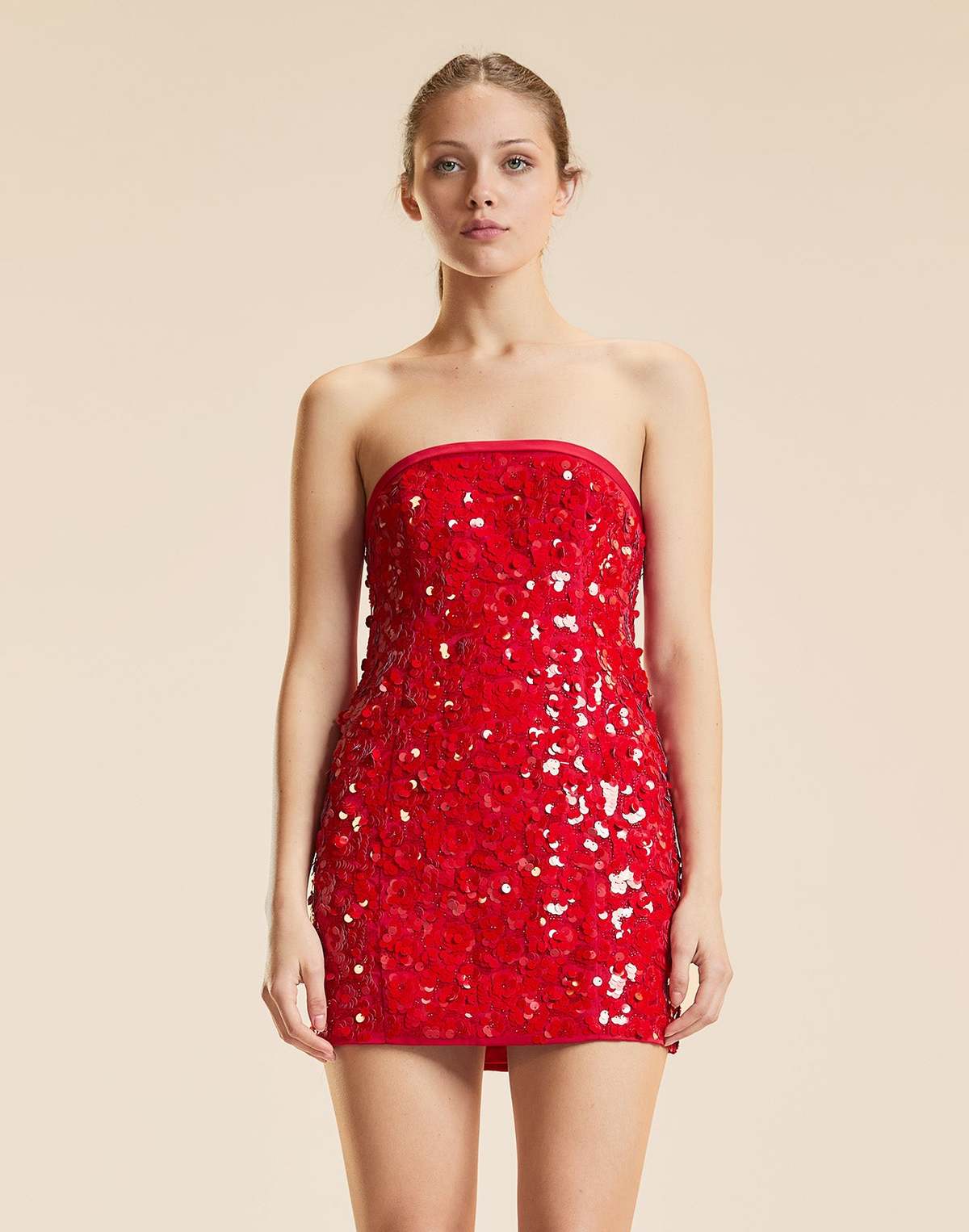 Cynthia Rowley Ruby Slipper Mini Dress - Red - Image 2 of 5