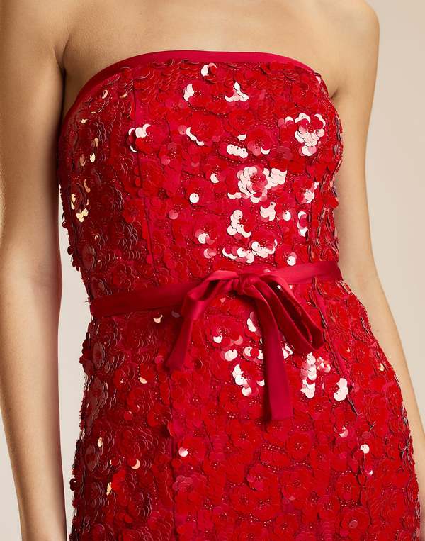 Cynthia Rowley Ruby Slipper Mini Dress - Red