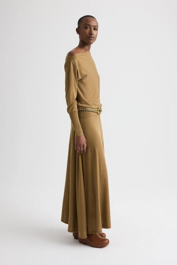 TWP Cold Shoulder Sweater - Ermine