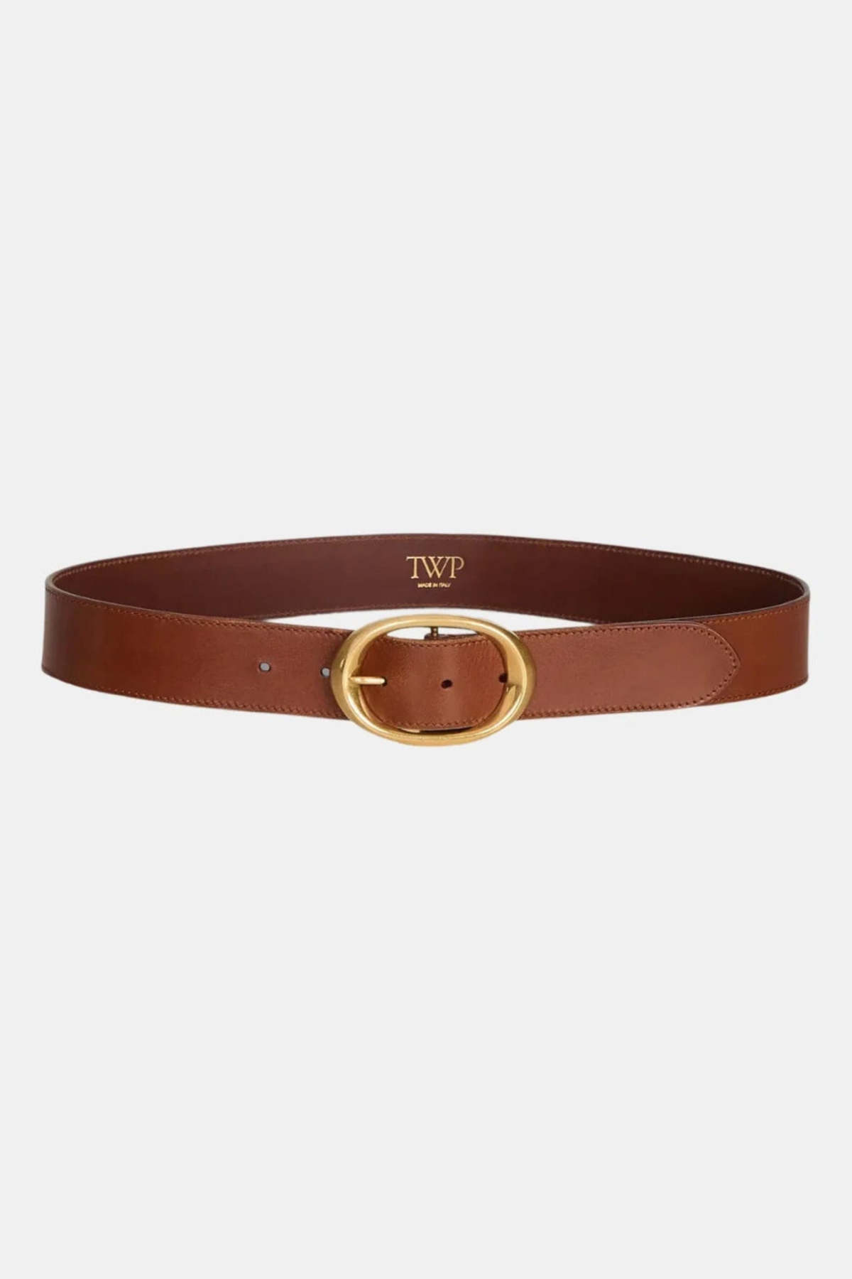 TWP Wide Belt - Cognac - Image 1 of 2