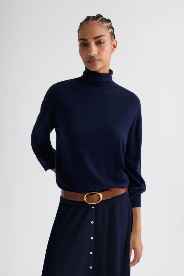 TWP Wide Belt - Cognac