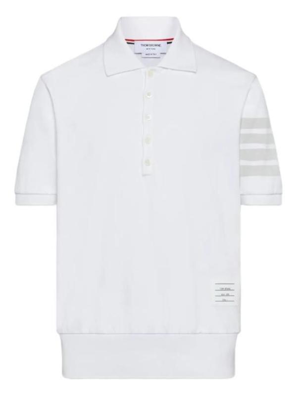 thom browne 4 Polo Shirt - White