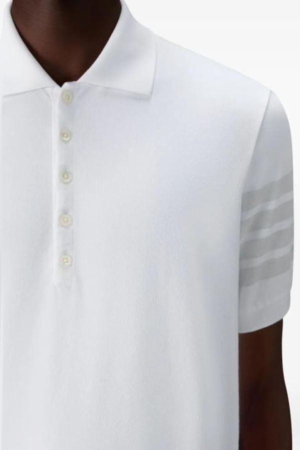 thom browne 4 Polo Shirt - White