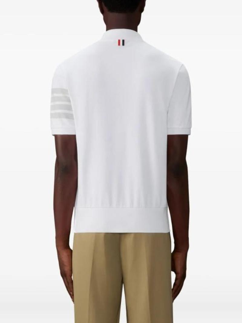 thom browne 4 Polo Shirt - White