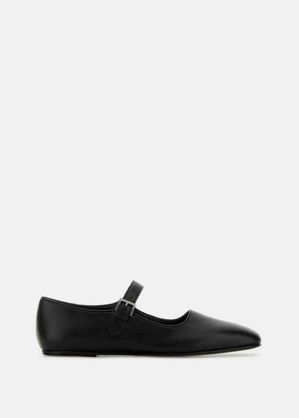 The Row Ava Flats - Black